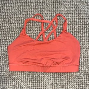 Lululemon coral Energy Bra